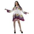 thumbnail image 4 of Moomaya Robes Décontractées Femmes Rayonne Robe Mini à Manches Longues pour Femmes, 4 of 4