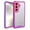 Purple, variant on Compatible With Samsung Galaxy S25 Phone Case,Heavy Duty Durable 4-Layer,Transparent Backplane,Military Grade Drop Protection Shockproof Anti-fall Rugged Bicolor Vivid Phone Case,Lightpurple