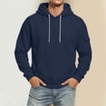thumbnail image 2 of Men Hoodies Sweatshirts Casual Sports Loose Hoodie With Drawstring Collar Pullover And Men's Hoodie with Pocket, 2 of 7