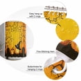 thumbnail image 6 of Halloween Witch Hat Pumpkin Lanterns and Grave Shower Curtain Set ，Waterproof Fabric Shower Curtains Shower Curtains for Bathroom,Bathroom Decor 54x"78", 6 of 6