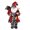 C, variant on PPKVUFD 12" Santa Claus, Christmas Figurine Figure Decor, Christmas Santa Claus Dolls Standing Santa Claus Figurine for Holiday Party Home Decoration