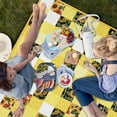 thumbnail image 6 of Sunflower Bee Picnic Blanket Waterproof Foldable Extra Large Picnic Mat Beach Blanket 60"x80" for Camping Beach Hiking Patio Party Outdoor Decor Gifts, 6 of 6