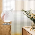 thumbnail image 3 of No Hook Shower Curtain, Burnt Orange Beige Ombre Shower Curtains for Bathroom with See Through Top Window, Modern Abstract Art Texture Waterproof & Washable Bath Curtain Small Stall 36"x78", 3 of 9
