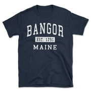 Bangor Maine Classic Established Men's Cotton T-Shirt
