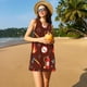 thumbnail image 3 of Balery Fire Extinguisher Vestidos de verano para mujer con estampado: vestido holgado sin mangas, vestido playero informal y cómodo para días calurosos., 3 of 7
