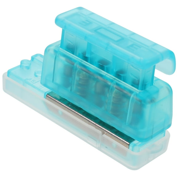 Worgeous Binder Paper Hole Puncher Paper Craft Hole Punch Plastic 5Hole Punch Tool for Office