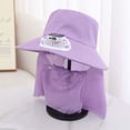 thumbnail image 3 of Sun Hats for Women , Packable Sun Hat , Straw Hat Women Solar Powered Fan Bucket Hat with UPF50+ Sun for Outdoor Sports and Summer Activities, 3 of 3