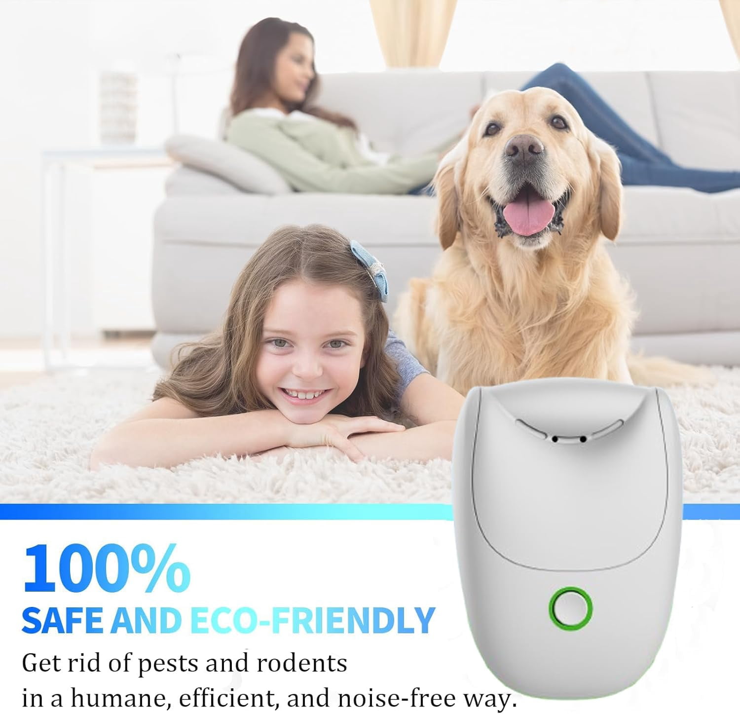 Ultra-Quiet,6 Pack,Ultrasonic Pest Repeller Indoor Plug-in,2026 Upgraded Electronic Pest Control with 3 Modes for Mice,Rats,Roaches,Mosquitoes,Spiders&Ants