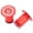 Red, variant on Necvior MTB Mountain Handle Bar End Plugs Handlebar End Plugs Handlebar Grip End Caps