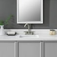 thumbnail image 2 of Kichae 4 Inch Bathroom Sink Faucet，2-Handle Brushed Nickel Centerset Vanity Faucet with Pop Up Drain, 2 of 7