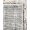 thumbnail image 7 of Unique Loom Eos Collection Area Rug - Borealis (7' 10" Square Stone Gray/Ivory), 7 of 7