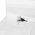 thumbnail image 3 of Acrylic Donation Box - Box for Voting, Charity, Polls, Surveys, Sweepstakes, Contests, Advice, Tips, Reviews,1 x Donation Box,Transparent, 3 of 6
