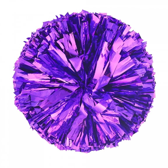 BESTSKY 2 Pack Cheerleading Pom Poms with Baton Handle Plastic Cheer Poms Cheerleading Pompoms for Sports Party Dance Team Chee