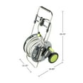thumbnail image 6 of Kings County Tools Garden Hose Reel Cart – 100ft 5/8in Hose with 8 Spray Patterns, Nozzle & Wheels, 6 of 7