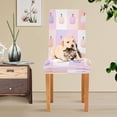 thumbnail image 5 of Chair Cover 2 Pack Removable Dining Chair Protectors Washable Chair Slipcovers Seat for Home Wedding Decor Cute Pumpkins Pattern, 5 of 6