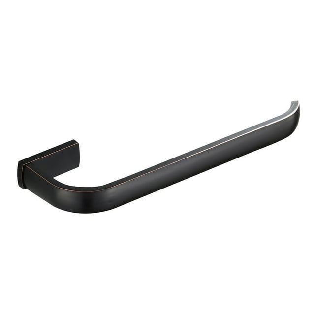 Soporte montado en pared de toalla de Baño negro Baoblaze Toallero montado en la pared