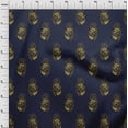 thumbnail image 3 of oneOone Polyester Lycra Fabric Leaves & Floral Block Print Fabric By Yard 56 Inch Wide, 3 of 6