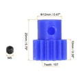 thumbnail image 2 of Uxcell Spur Gear 6mm Inner Hole Pinion Gear 15T Mod 1 Plastic Motor Gear, 2 of 5
