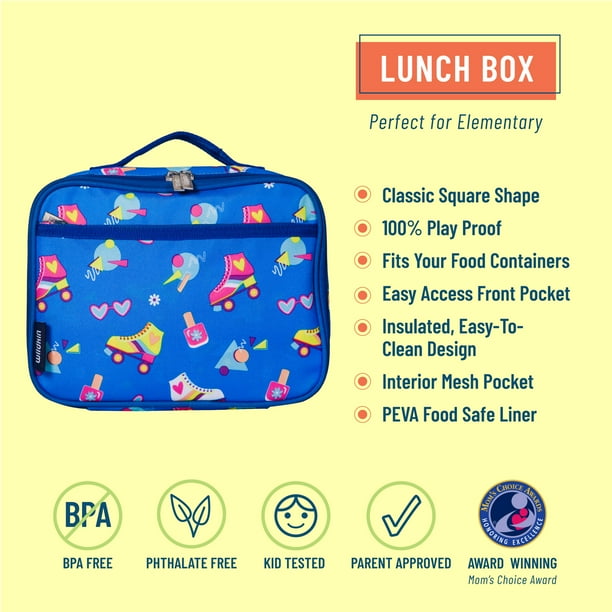 Rad Roller Skates Lunch Bag Rad Roller Skates Lunch Bag