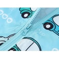 thumbnail image 3 of ATOGUTA Boys Girls Peacoat Cute Print Zip Up Hooded Jacket Boys Girls Long Sleeve Windproof Coat Sky Blue, Size 18M-5T, 3 of 5