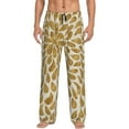thumbnail image 2 of Goofa Gold Drops Printed Soft Pajama Pants for Men, Wide Leg Comfy Casual Lounge Yoga Pants-Small, 2 of 9