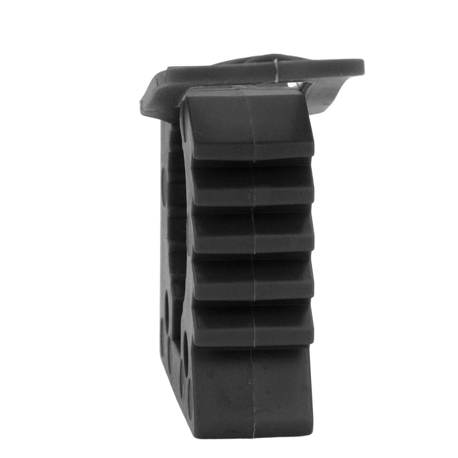 Yajisi 4‑Pack Heavy‑Duty Rubber Shovel & Tool Mounts, 30‑40 mm Clamp, 11 kg Capacity, Versatile Vehicle & UTV Rack Holder