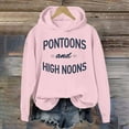 thumbnail image 2 of WENWU Womens Hoodies Long Sleeve Hoodie Womens Pullover Sweatshirts Soft Hoodie Pink Sweatshirt Womens Fall Jacket Women's Clothing, 2 of 3