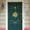#4, variant on RBCKVXZ Courtyard Simulation Green Plants Flower Wreath Artificial Daisys Simulation Flower Wreath Small Flower Wreath Home Door Hanging