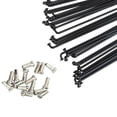 thumbnail image 3 of HEVIRGO 16Pcs 251mm-269mm MTB Mountain Bicycle Bike Wheel Steel Spokes Parts with Caps,269mm, 3 of 10