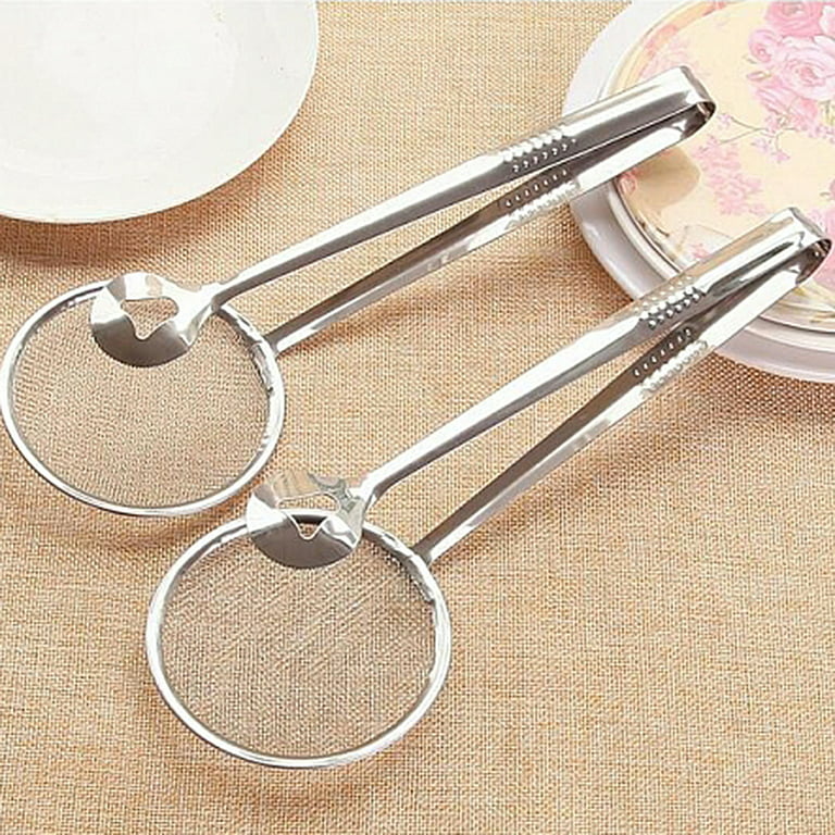 Ludlz 3PCS Small Round Hot Pot Strainer - Stainless Steel Asian Spider  Skimmer Spoon Set, Mesh Slotted Scoops Soup Ladle Oil Filter Hot Pot Fondue  Sieve Colander Spoon Kitchen Cookware 