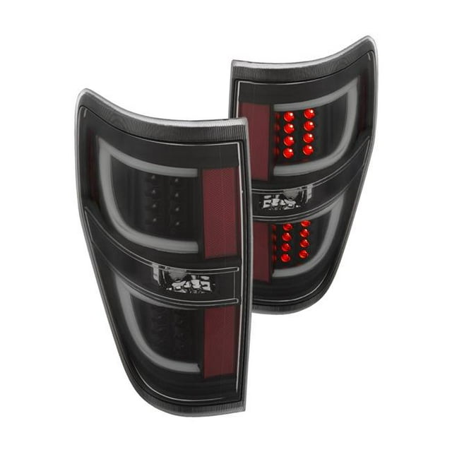 , USA 09-13 F150 LED Taillights, Black