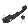thumbnail image 1 of Manija de Puerta Exterior del Lado del Conductor Unique Bargains No.321837205A/191837205/321837205C para VW CADDY 1982-1992 Tonal Plateado, Negro ABS, Metal 1 Juego, 1 of 1