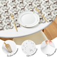 thumbnail image 4 of Brown Christmas Deer Pattern Round Fitted Tablecloth with Elastic Edge,Dining Table Cover Waterproof,Outdoor Round Tablecloth for Camping,Dining,Indoor and Outdoor, 4 of 7