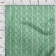 thumbnail image 3 of oneOone Cotton Cambric Green Fabric Asian Block Sewing Material Print Fabric By The Yard 56 Inch Wide, 3 of 4