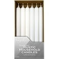 thumbnail image 4 of Hyoola 10" Rustic White Dripless Dinner Candles Unscented Paraffin Wax with Cotton Wicks, 12-Pack, 4 of 9