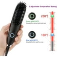 thumbnail image 5 of Mini Hair Straightening Brush, FARI Travel Hair Straightener Brush Dual Voltage Ionic Hot Comb with Travel Pouch, 5 of 7