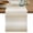 Beige, Cream, White, variant on Table Runner 36 Inches Long, Black Striped Decorative Table Runner for Party Wedding Home Decor, Black Ombre Farmhouse Stripes Dresser Scarves for Bedroom Kitchen Tables Decor 13x36 Inch