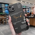 thumbnail image 3 of Elegante funda de teléfono con gráfico en inglés para Samsung Galaxy A15, A35, A55, A34, A54, A14, A52, A52s, S24 Ultra, S23, S22 Plus, S21 FE, 3 of 5