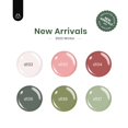 thumbnail image 2 of Set de esmaltes de uñas en gel Beetles Tranquil Grace, 6 colores, 2 of 7