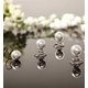 thumbnail image 4 of 12 hermosas pinzas para el cabello en espiral de pelo blanco, pinzas para el cabello, accesorios nupciales para boda, accesorios nupciales para el cabello Ormromra LKX-1475, 4 of 4
