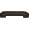 thumbnail image 5 of Meridian Furniture Ollie Brown Boucle Fabric Modular Sectional, 5 of 12