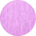 thumbnail image 1 of Ahgly Company Indoor Round Abstract Pink Contemporary Area Rugs, 4' Round, 1 of 4