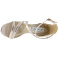 thumbnail image 5 of Benjamin Walk 848231027041 Touch Ups Womens Breeze Platform Sandal, Champagne - Medium 5, 5 of 6