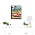 thumbnail image 2 of Racing Automobile Classic 24 Heures Du Mans 1982 A4 Artwork Framed Wall Art Print, 2 of 4