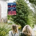 thumbnail image 4 of My Dad My Hero House Flag Father''s Day Star and Stripes Decor Flag Banner for Outside Yard 28 X 40 Inch Double Side, 4 of 5