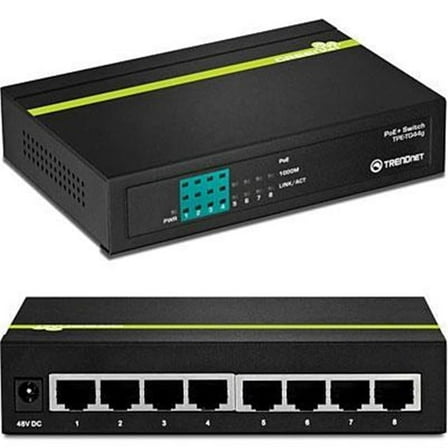 TRENDnet  8 Port Gig PoE GREENnet Swtch