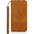 thumbnail image 6 of Google Pixel 4 XL Case with Wrist Strap, Classic PU Leather Wallet Case Slim Flip Folio with Card Holder,Kickstand Feature Magnet Closure Case Cover for Google Pixel 4 XL 6.3",Khaki, 6 of 7