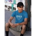 thumbnail image 2 of Brooklyn Retro College T-Shirt Men -Image by Shutterstock, Male 3X-Large, 2 of 4