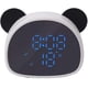 thumbnail image 1 of Cute Panda Alarm Clock,digital Led Desktop Clock For Bedside (black), 1 of 1