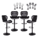 thumbnail image 1 of Set De 4 Bancos De Cocina Barra Silla Taburete Respaldo Alto, 1 of 8